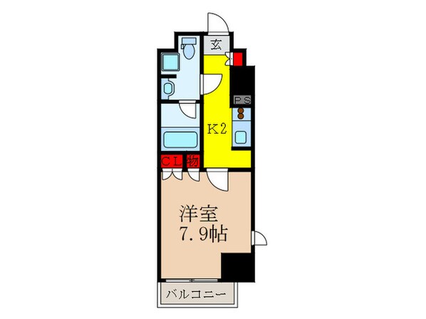 パ－クハビオ東中野の物件間取画像